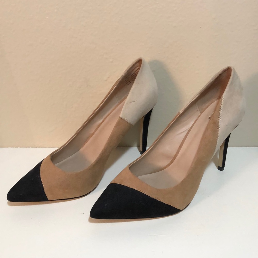 Suede High Heels